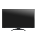 EV3240X Monitor mit schwarzem Rahmen, breitem Standfuß - ideal für PC, Fotografie und Videoproduktion, Display aus.