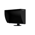 EIZO ColorEdge CS3200X mit Lichtschutzhaube, Ansicht von schräg vorne rechts