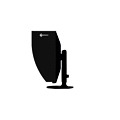 EIZO ColorEdge CS3200X Seitenansicht mit Standfuß