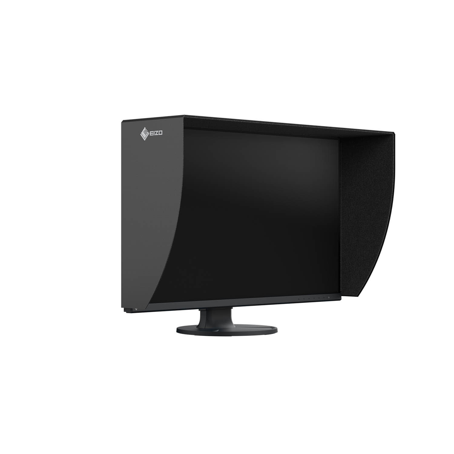 Magnetische Lichtschutzhaube des EIZO ColorEdge CS3200X in Nahaufnahme